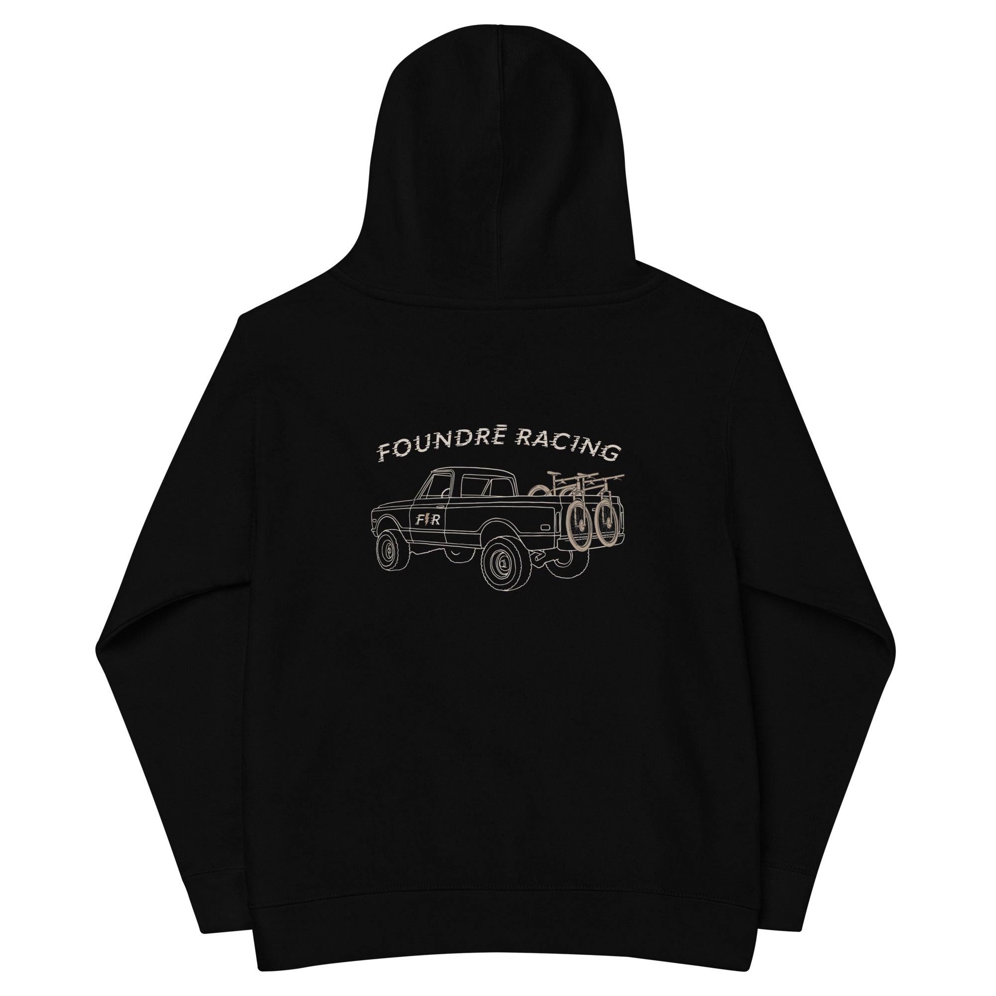 FR Youth Truckin' Black Fleece Hoodie