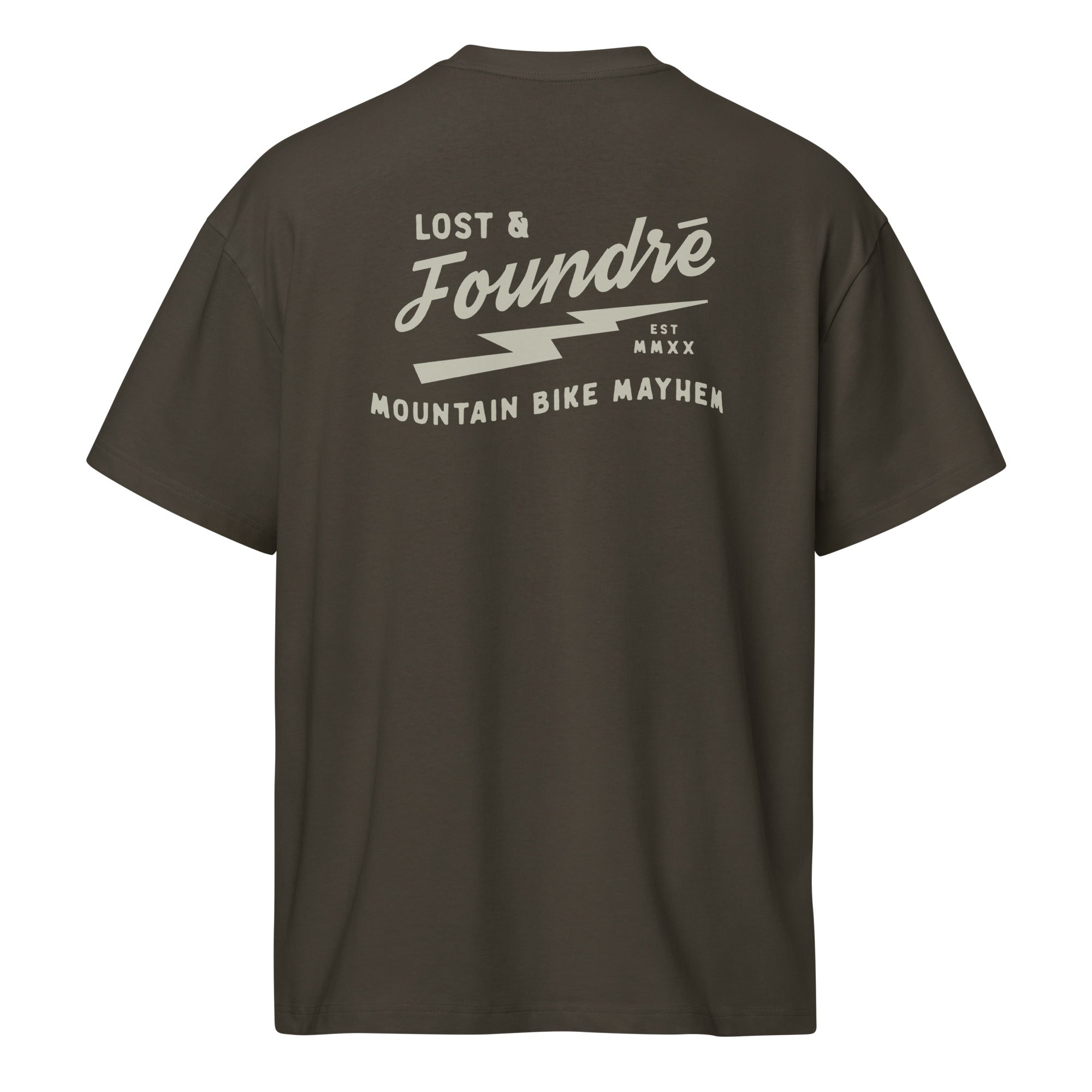 FR Lost & Foundre Adult Unisex Boxy T-Shirt Black & Vintage Black